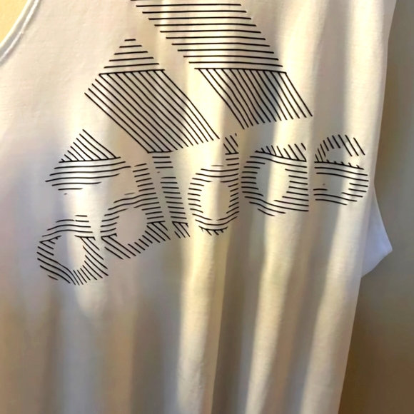 ADIDAS Logo Racer-back Tank Top - Picture 5 of 5